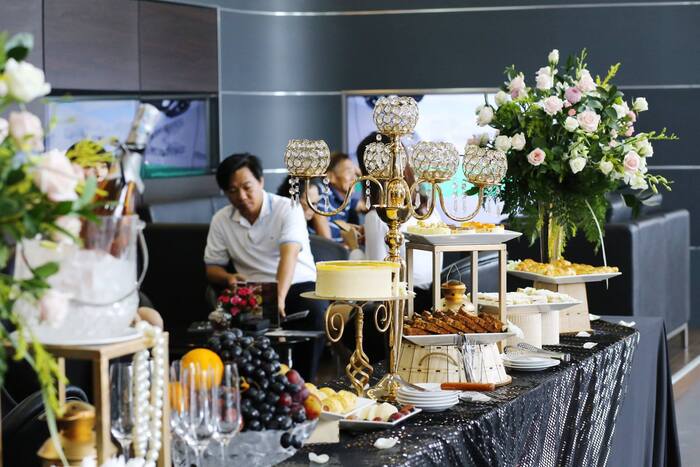 Tiệc Teabreak khai trương công ty ấn tượng tại Tiệc Sài Gòn 4 Hình 3: Tiệc Sài Gòn - đơn vị đặt tiệc Teabreak khai trương, công ty uy tín